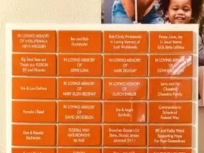 FUSION - Wall of Hope - Orange tile